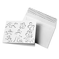 Rouwkaart HK silhouet set à 50 stuks