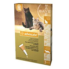 Advocate kleine katten ≤ 4 kg 3 pipet