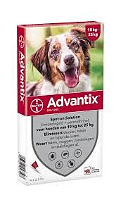 Advantix 250/1250 > 10 -25 kg 4 pipet