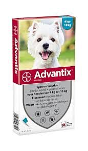 Advantix 100 / 500 > 4 - 10 kg 6 pipet