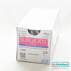 Surgicryl pga ep-3 usp 2-0 250cm 12 stuks