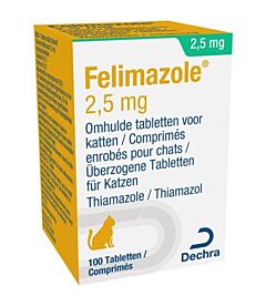 Felimazole 2,5 mg 100 tabletten.