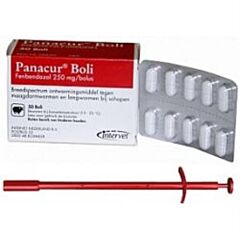 Panacur boli 250mg  5x10 tabl. voor schaap + applicator