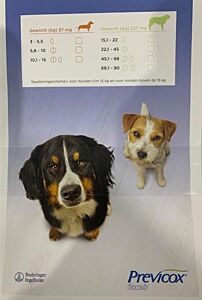 Uitpondenveloppen Previcox per 25 stuks