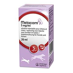 Metacam injectie Hond en Kat 5mg/ml 20ml