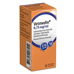 Vetmedin 0,75 mg/ml oplossing voor injectie 5 ml
