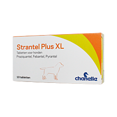 Strantel plus XL hond 10 tablet
