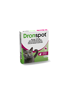 Dronspot 96 mg/24 mg spot-on opl. grote kat 2 pip.
