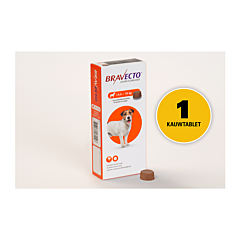 Bravecto 1 x 1 tabl.kleine hond 4,5-10kg