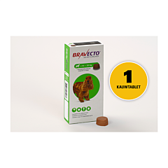Bravecto 1 x 1 tabl.middelgr.hond 10-20kg