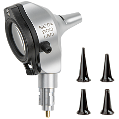Heine BETA 200 F.O. otoscoop LED + 4 speculum B-008.11.501