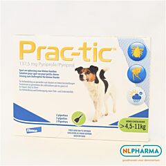 Prac-Tic spot-on 1,1 S 4,5-11 kg 1 x 3 pipetten