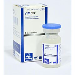 VIMCO emulsie voor injectie voor schapen+geiten 10ml 5ds