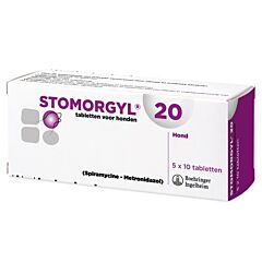Stomorgyl-20 5 x 10 tabletten