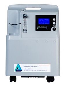 Zuurstofconcentrator 5 liter, incl. 2m siliconeslang JAY-5