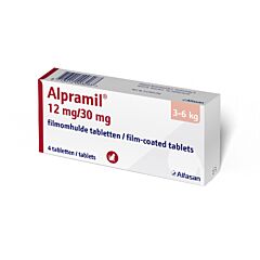 Alpramil 12/30 mg tablet. kat 3-6 kg  (1x4 tabletten)