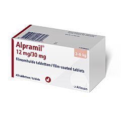 Alpramil 12/30 mg tablet. kat 3-6 kg  (10 x 4 tabletten)