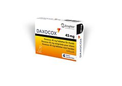Daxocox 45 mg tabletten voor honden, 4 tabletten
