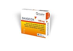 Daxocox 100 mg tabletten voor honden, 4 tabletten