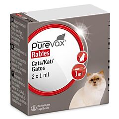 Purevax Rabies Feline 2 x 1 dosis