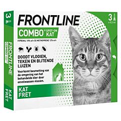 Frontline Combo Kat 3 x 1 pipetten