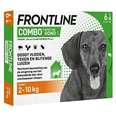 Frontline Combo Spot-on Hond S (2-10kg) 6 pipetten