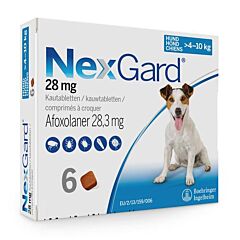 Nexgard M6 (>4 - 10 kg) 6 kauwtabletten