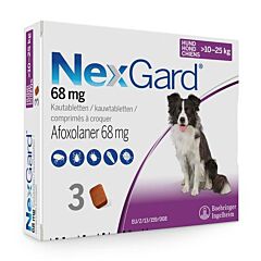 Nexgard L (10-25kg) 3 kauwtabletten
