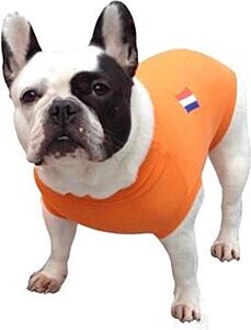 Medical Pet Shirt - 2XS ORANGE + DUTCH FLAG