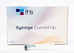 Spuit met gebogen tuit p/st met kalibratie