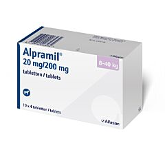 Alpramil 20/200 mg tablet hond 10 x 4 tabletten
