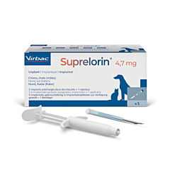 Suprelorin 4,7 mg 5 implantaten.