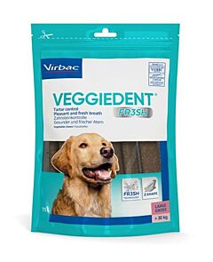 VeggieDent Fr3sh kauwstrips hond>30 kg, 490g