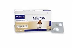 Milpro kleine hond/pup smakelijke tabletten 24 stuks