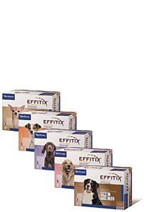 Effitix spot-on hond S 4 pipetten 4-10 kg