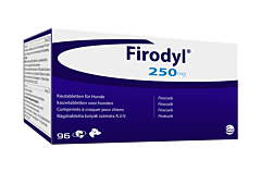 Firodyl 250 mg 16 x 6 kauwtabletten voor honden