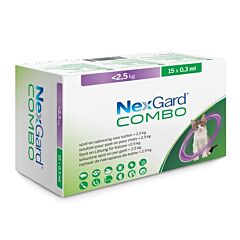NexGard® COMBO Kat S 15 stuks  <2,5kg