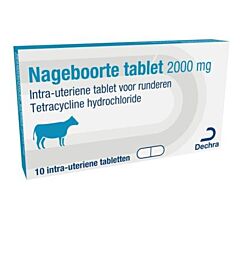 Nageboorte tablet 2000 mg/g 10 stuks (geperf.)