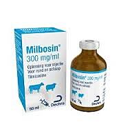 Milbosin 300 mg/ml opl. voor injectie 50 ml