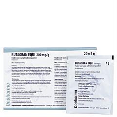Butagran Equi 200mg/g doos 20 x 5 gram CASCADE