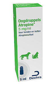 Atropine oogdruppels 5mg/ml 5 ml