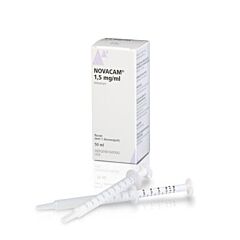 Novacam hond 1,5 mg/ml susp. 50 ml LEVERTIJD ONBEKEND