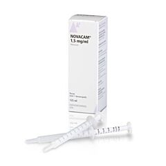 Novacam hond 1,5 mg/ml susp. 125 ml LEVERTIJD ONBEKEND