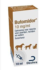 Butomidor 10 mg / ml oplossing pro injectie 10 ml .