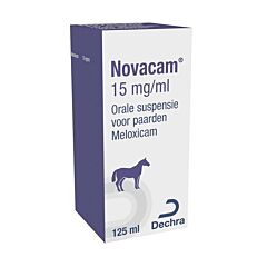 Novacam 15 mg susp. paard 125 ml LEVERTIJD ONBEKEND