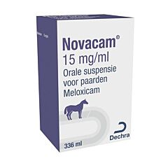 Novacam 15 mg susp. paard 336 ml LEVERTIJD ONBEKEND