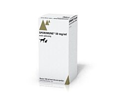 Sporimune 50mg/ml Hond, 100ml fl met doseerspuitje