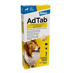 Adtab kauwtablet voor honden (>22 - 45 kg) 3 tabletten