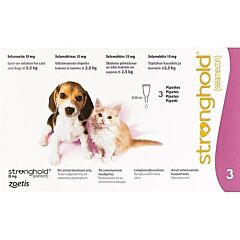 Stronghold rose 15 mg k/h < 2,5 kg 3 tubes