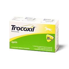 Trocoxil 20 mg kauwtabletten voor honden 2 tab
